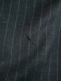 26/0348 maurice sedwell 2005 savile row bespoke grey rope-stripe wool & cashmere d/b suit 45 short