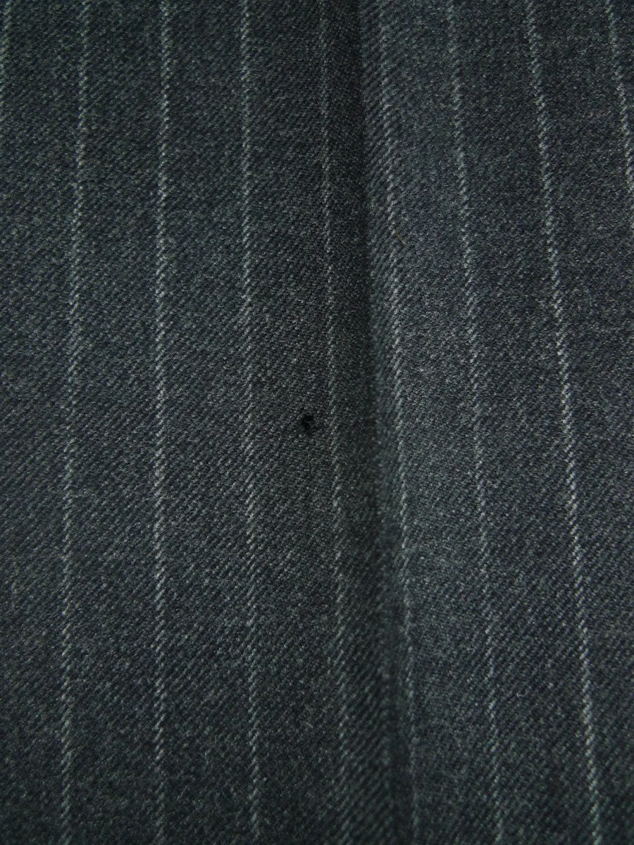 26/0348 maurice sedwell 2005 savile row bespoke grey rope-stripe wool & cashmere d/b suit 45 short
