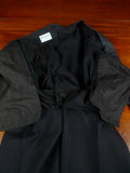 26/0379 immaculate buckleigh london bespoke black barathea wool evening trouser 36