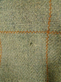 26/0380 luis herrera spanish bespoke green / amber wp check unstructured tweed jacket 40 short