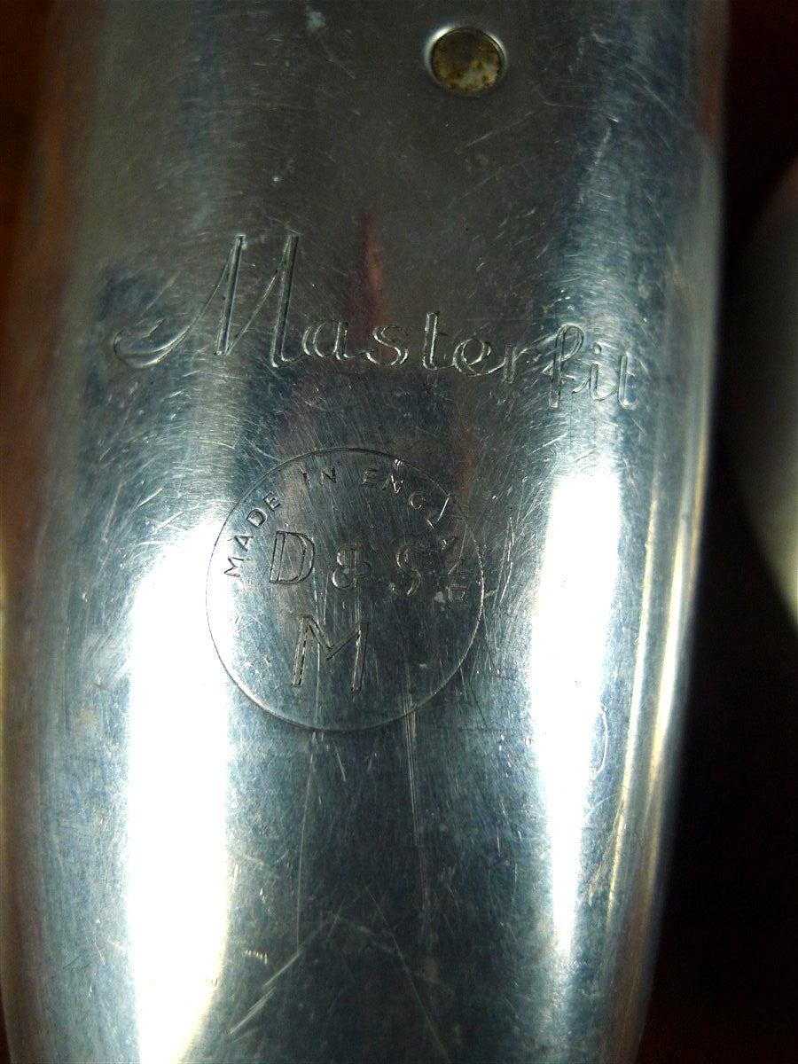 26/0409 genuine vintage british metal shoe block tree 8 - 9