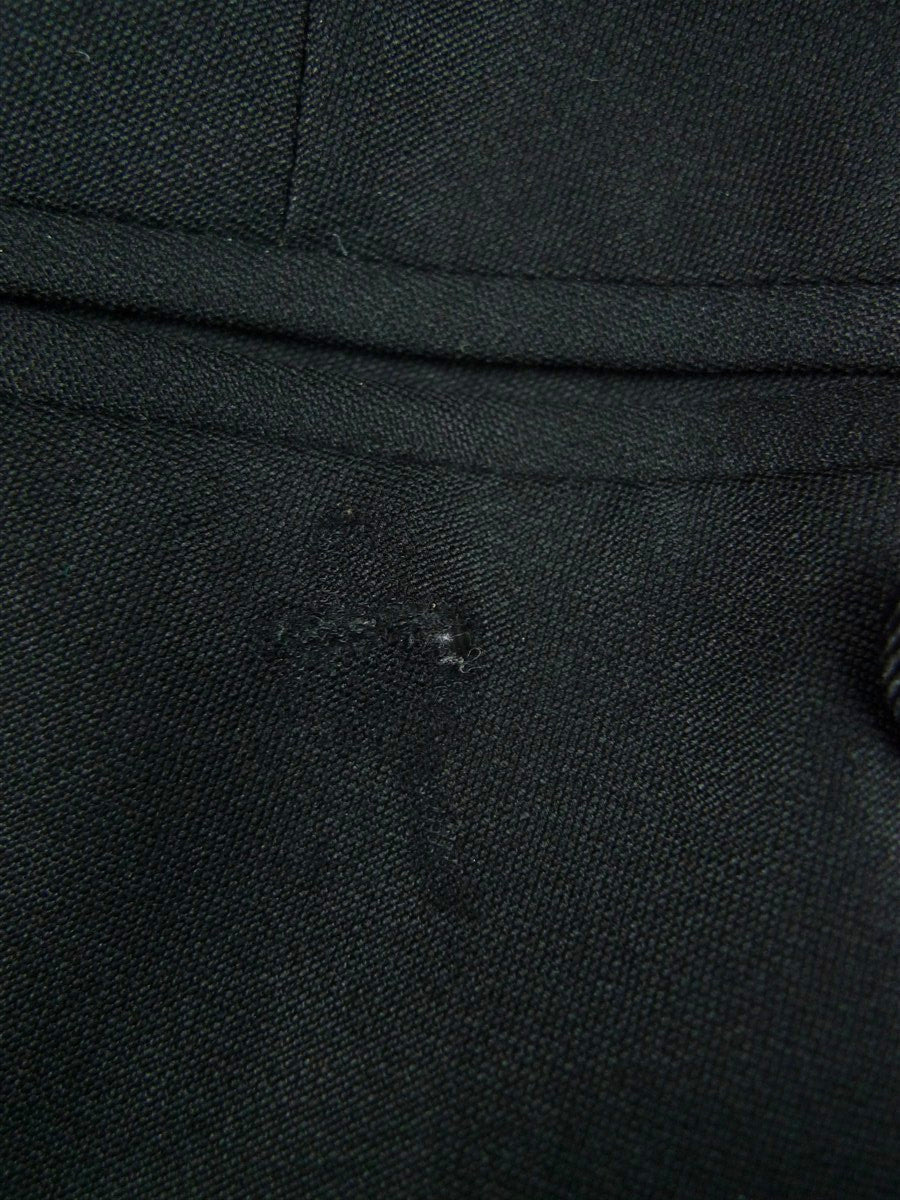 26/0388 italian luxury wool black evening stripe trouser 34