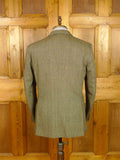 26/0397 vintage john g hardy green / amber wp check tweed jacket & waistcoat 41 regular