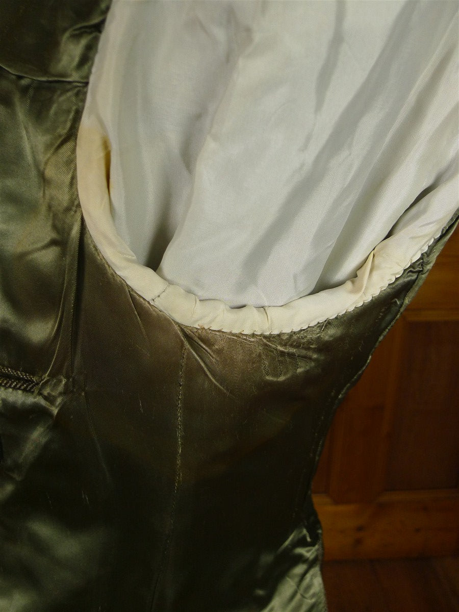 26/0397 vintage john g hardy green / amber wp check tweed jacket & waistcoat 41 regular