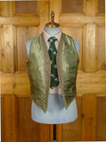 26/0397 vintage john g hardy green / amber wp check tweed jacket & waistcoat 41 regular