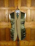 26/0414 immaculate john g hardy heavyweight green keepers tweed hacking jacket w/ ghillie collar 40-41 long