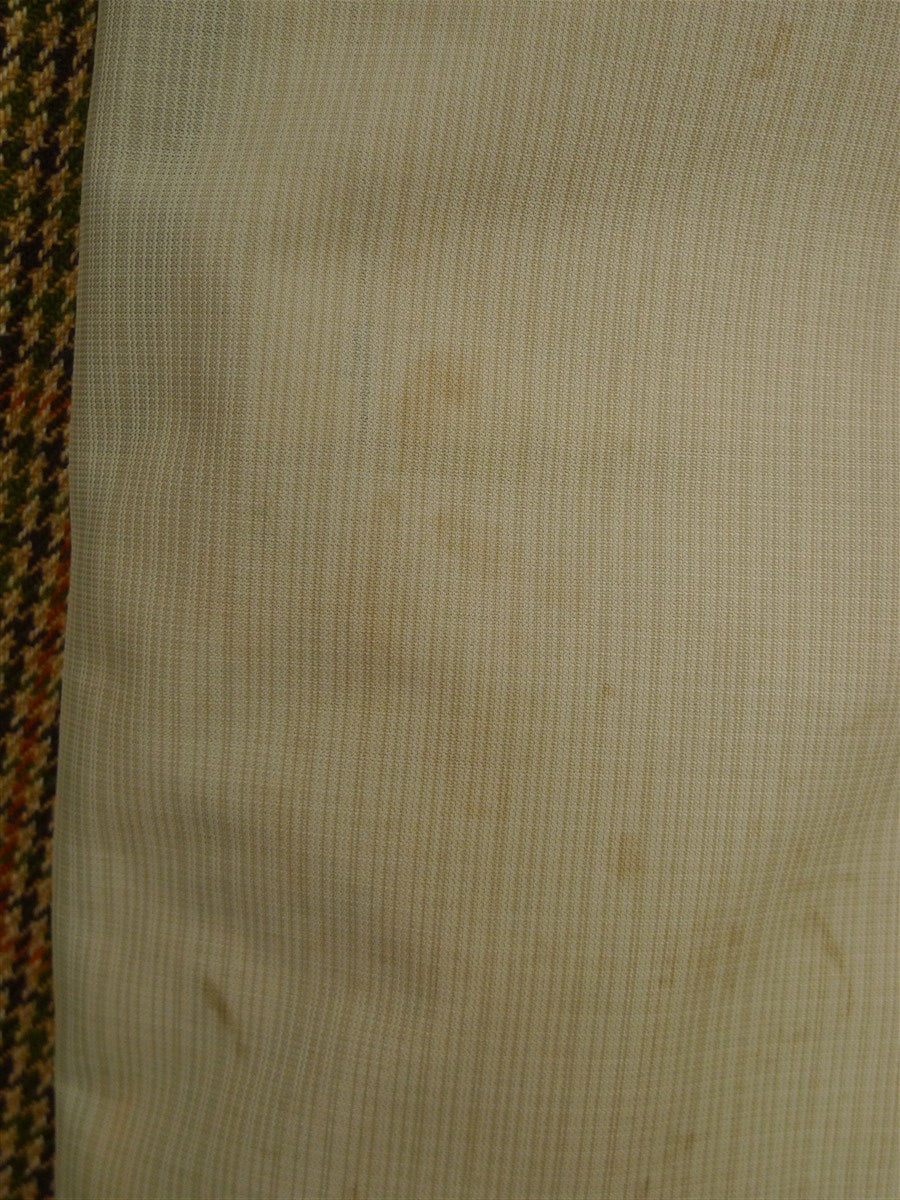 26/0425 wonderful vintage harry hall tweed gun check tweed hacking jacket w/ poacher pocket 39-40 regular