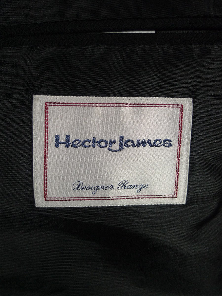 26/0462 immaculate black herringbone wool masonic morning jacket 43 regular