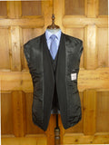 26/0462 immaculate black herringbone wool masonic morning jacket 43 regular