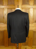 26/0446 immaculate welsh & jefferies savile row bespoke heavyweight black barathea wool dinner jacket w/ grosgrain facings 46 regular