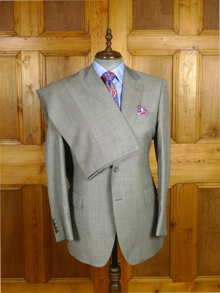 26/0450 immaculate magee grey pick weave pure wool suit 42 regular