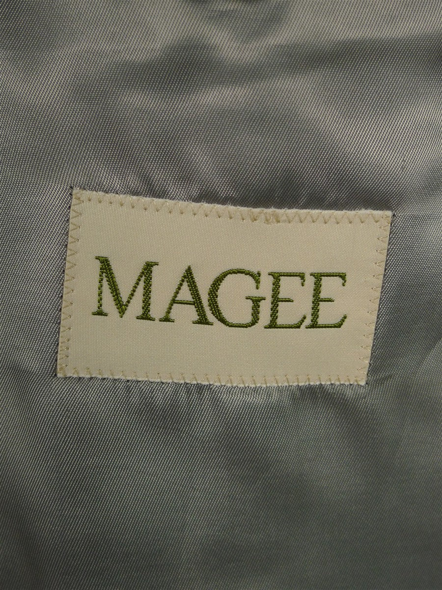 26/0450 immaculate magee grey pick weave pure wool suit 42 regular