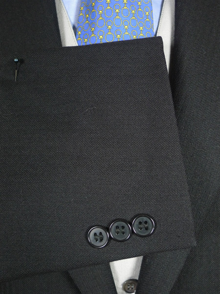 26/0462 immaculate black herringbone wool masonic morning jacket 43 regular