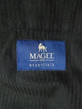 26/0464 immaculate magee masonic black herringbone waistcoat & 'cashmere stripe' morning trouser suit 44-45 regular