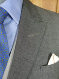 26/0476 vintage british grey pick weave canvassed morning coat 39 regular