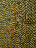 26/0468 vintage haggart of aberfeldy heavyweight green wp check 3-piece tweed suit - jacket / trouser / breeks - 42 regular
