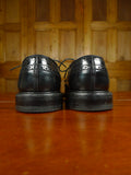 26/0212 heavyweight herring shoes 'canning' black brogue shoe uk 11