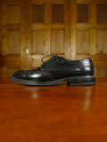 26/0212 heavyweight herring shoes 'canning' black brogue shoe uk 11