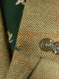 26/0495 pakeman catto carter green wp check tweed sports jacket 46 regular