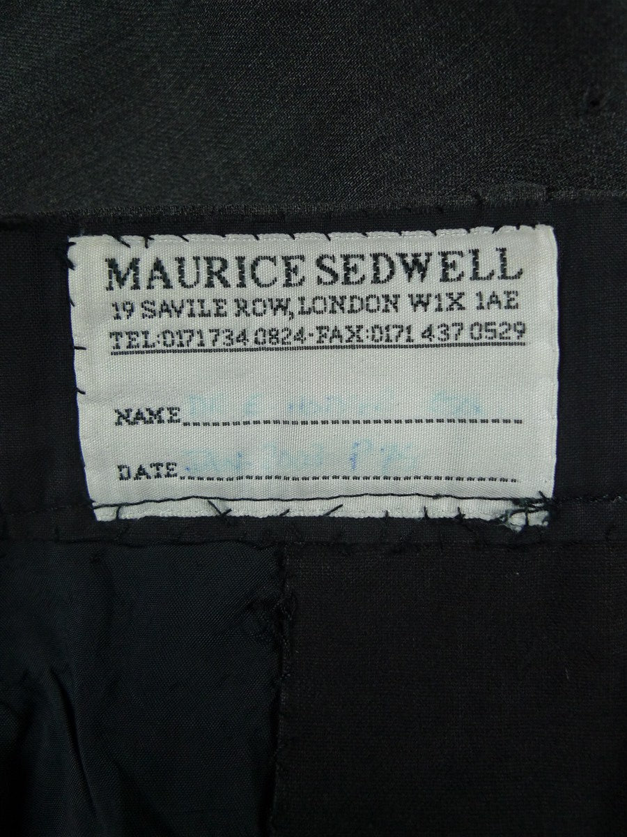 26/0505 maurice sedwell 2003 savile row bespoke grey wool trouser 41-46