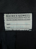 26/0505 maurice sedwell 2003 savile row bespoke grey wool trouser 41-46