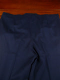 26/0515 vintage maurice sedwell navy blue worsted flannel trouser 39-44