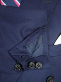 26/0516 immaculate  2013 maurice sedwell savile row bespoke luxury twill mid navy blue d/b blazer 45 short
