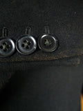 26/0529 vintage 1940s 1950s black wool morning coat for royal ascot / wedding 39 regular