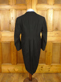 26/0529 vintage 1940s 1950s black wool morning coat for royal ascot / wedding 39 regular