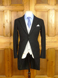 26/0536 vintage 1940s 1950s charcoal grey wool morning coat for royal ascot / wedding 35 regular