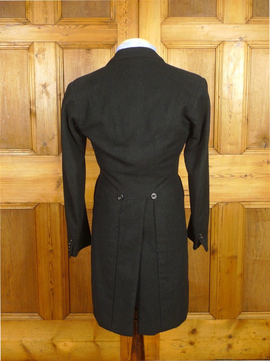 26/0536 vintage 1940s 1950s charcoal grey wool morning coat for royal ascot / wedding 35 regular