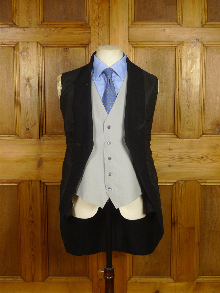 26/0536 vintage 1940s 1950s charcoal grey wool morning coat for royal ascot / wedding 35 regular