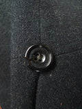 26/0536 vintage 1940s 1950s charcoal grey wool morning coat for royal ascot / wedding 35 regular