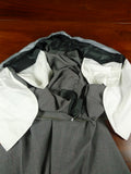 26/0519 very rare vintage 1976 caraceni of milan bespoke grey / red prince of wales check worsted suit 46 short to regular