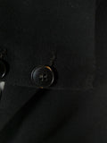 26/0531 vintage 1940s 1950s black wool morning coat for royal ascot / wedding 41 long