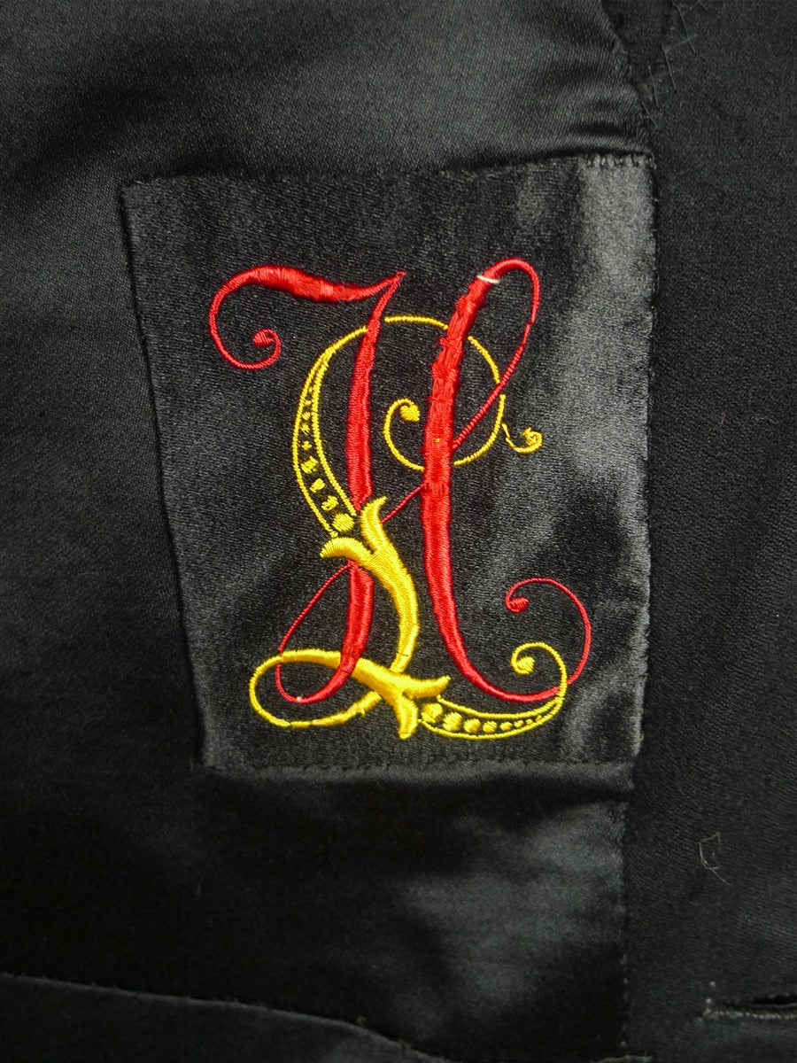 26/0531 vintage 1940s 1950s black wool morning coat for royal ascot / wedding 41 long