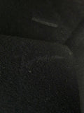 26/0541 genuine antique black wool d/b frock coat w/ beautiful detailing 35 short