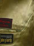 26/0549 fabulous vintage john g hardy heavyweight bold green & amber wp check tweed twill sports jacket 42 regular