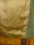 26/0549 fabulous vintage john g hardy heavyweight bold green & amber wp check tweed twill sports jacket 42 regular