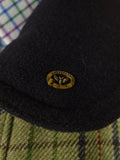 26/0544 near immaculate chrysalis green graph check tweed shooting jacket field coat w/ all weather membrane 44-45