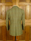 26/0548 near immaculate john g hardy heavyweight cloth bespoke tailored 3-piece tweed suit 38 short to regular