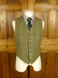 26/0548 near immaculate john g hardy heavyweight cloth bespoke tailored 3-piece tweed suit 38 short to regular