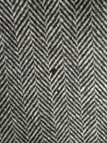 26/0555 near immaculate vintage crombie grey herringbone wool fly-front overcoat 40 regular