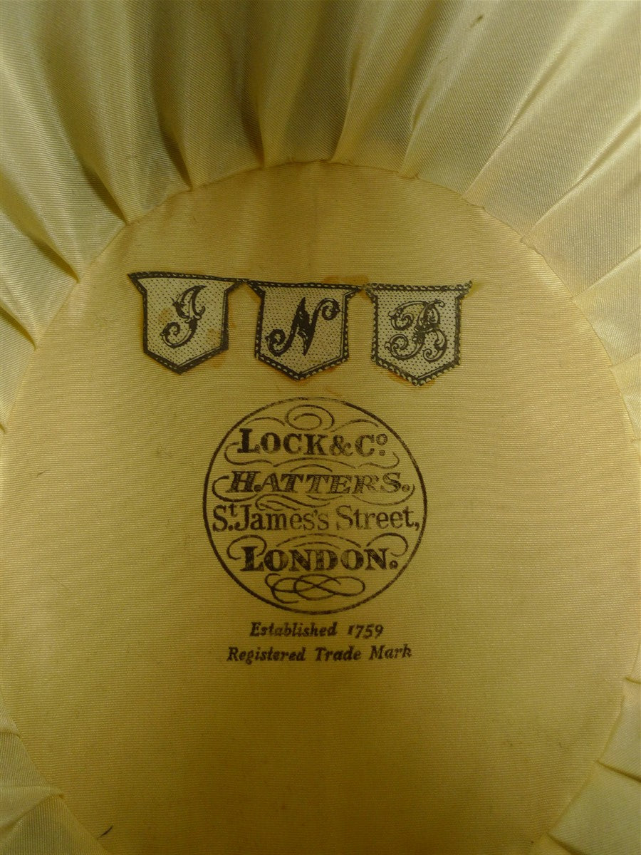 26/0558 vintage 1950s lock & co hard top bowler hat 56 cms