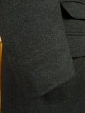 26/1090 amazing 1900s antique very heavy overcoat w/ mink linings & collar 42 (uk shipping only)