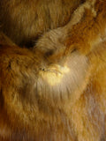 26/1090 amazing 1900s antique very heavy overcoat w/ mink linings & collar 42 (uk shipping only)