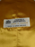26/0569 immaculate john g hardy green doeskin wool country waistcoat w/ gold satin lining 37-38