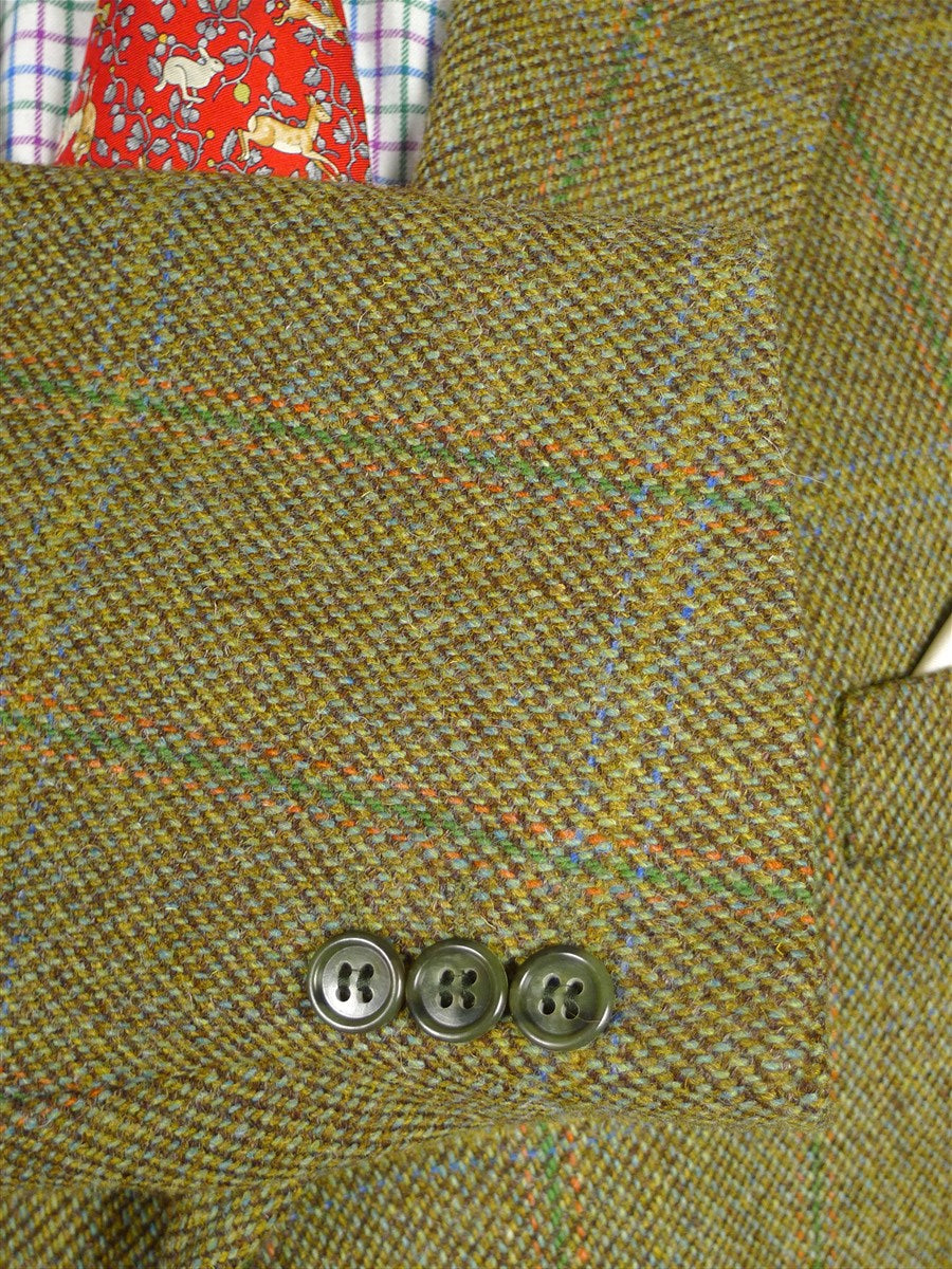 26/0570 immaculate extra-heavyweight p&j haggart of aberfeldy green wp check tweed shooting suit 48 regular