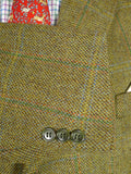 26/0570 immaculate extra-heavyweight p&j haggart of aberfeldy green wp check tweed shooting suit 48 regular