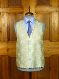 26/0572 neal & palmer jermyn street embroidered silk morning waistcoat 42